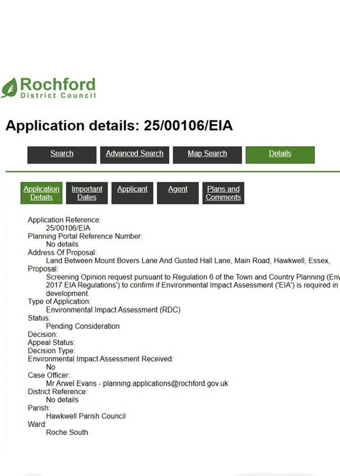 EIA Planning Submission